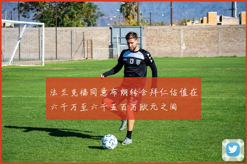 法兰克福同意布朗转会拜仁估值在六千万至六千五百万欧元之间